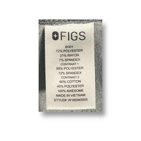 FIGS Technical Collection Gray Jogger Scrub Pants Medical Career Womens Size M - Picture 9 of 10